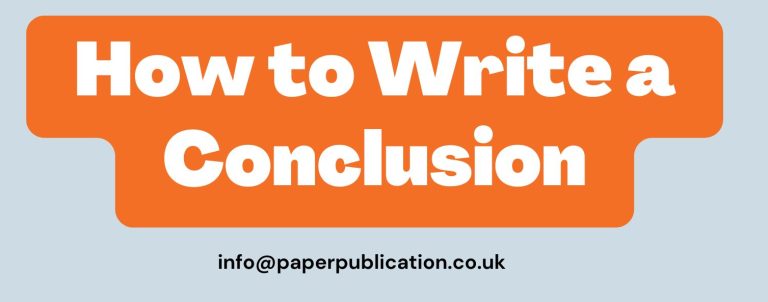 How to Write a Conclusion