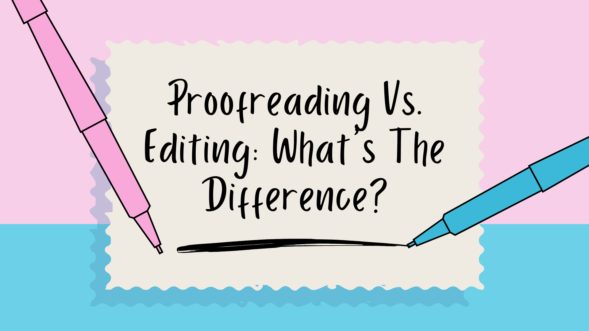 Colorful Proofreading Checklist and Quiz 1