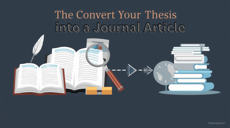 How to Convert Your Thesis into a Journal Article without Starting Over